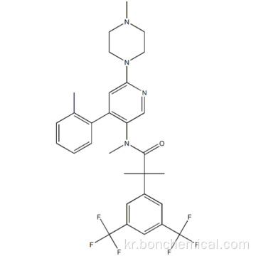 2- [3,5- 비스 (트리 플루오로 메틸) 페닐] -N, 2- 디메틸 -N- [4- (2- 메틸페닐) -6- (4- 메틸 피페 라진 -1- 일) 피리딘 -3- 일] 프로판 아미드 CAS 290297-26-6